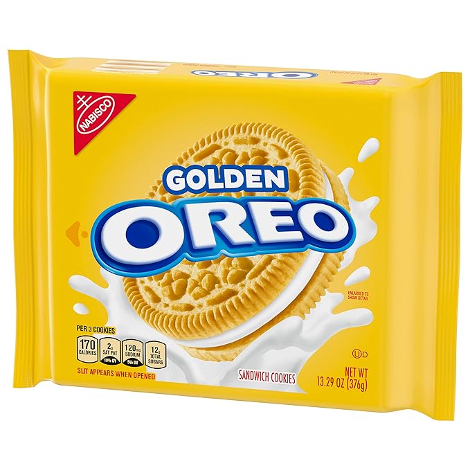 OREO Golden Sandwich Cookies 12 - 13.29 oz Packs