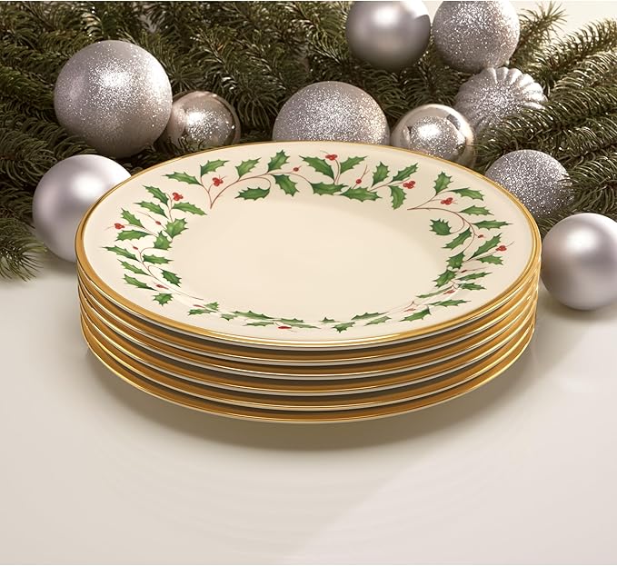Lenox 146504000 Holiday Dinner Plate Christmas Dinnerware