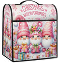 cfpolar Kitchen Aid Mixer Cover Compatible with 6-8 Quarts Christmas Pink Dwarf Holly Stand Mixer Cover Kitchen Aid Mixers Accessories Appliance Organizer Bag Dust Covers with Zipper Pocket