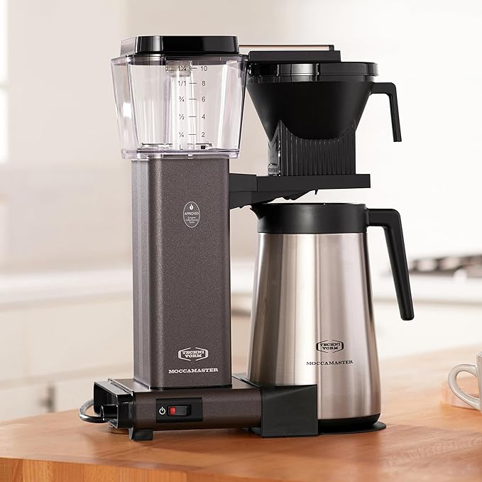 Technivorm Moccamaster 79317 KBGT thermal Carafe 10-Cup Coffee Maker 40 Ounce Stone Grey 1.25l