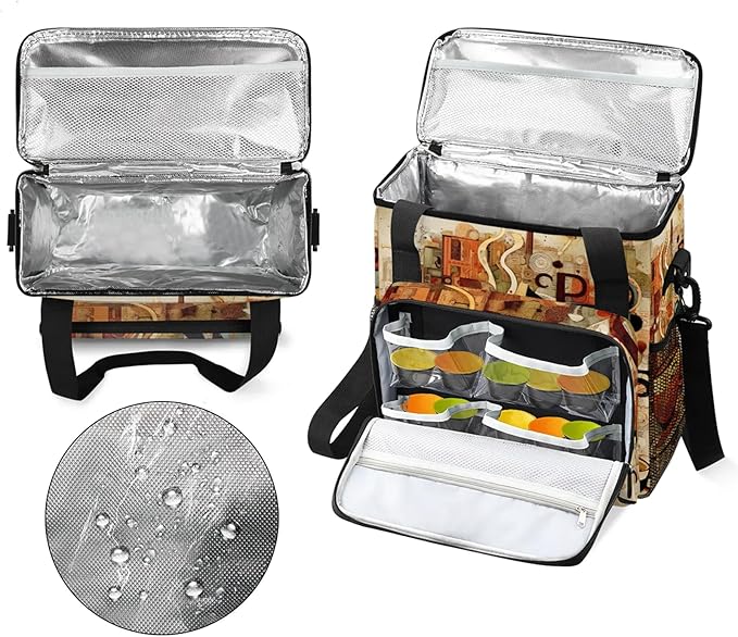 Coffee Maker Travel Bag Compatible with Keurig K-Mini or K-Mini Plus Single Serve Coffee Brewer Carrying Case with Multiple Pockets for K-Cup Pods Storage Bag With Shoulder Strap(Bag Only)