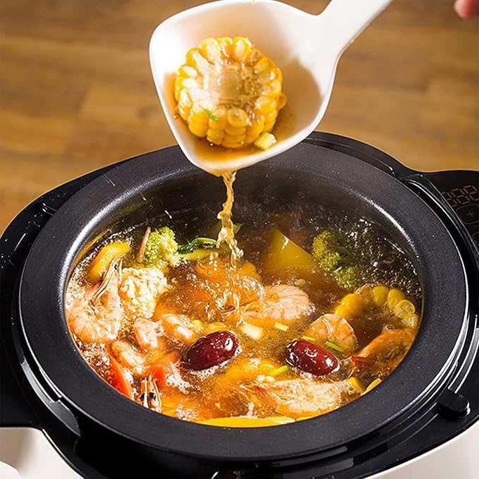 6L Full Automatic Cooking Machine Drum Rotation Non-Stick Coated Inner PotThree Levels of fire Power Adjustment