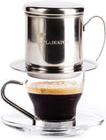 Vietnamese Coffee Maker Filter Phin Small French Press Portable Cup Single Serve Coffee Makers Gift for coffee lovers