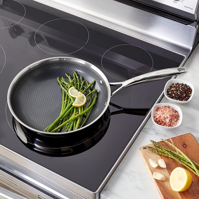 Henckels Paradigm Ceramic 2-pc Stainless Steel Dual Performance Fry Pan Set