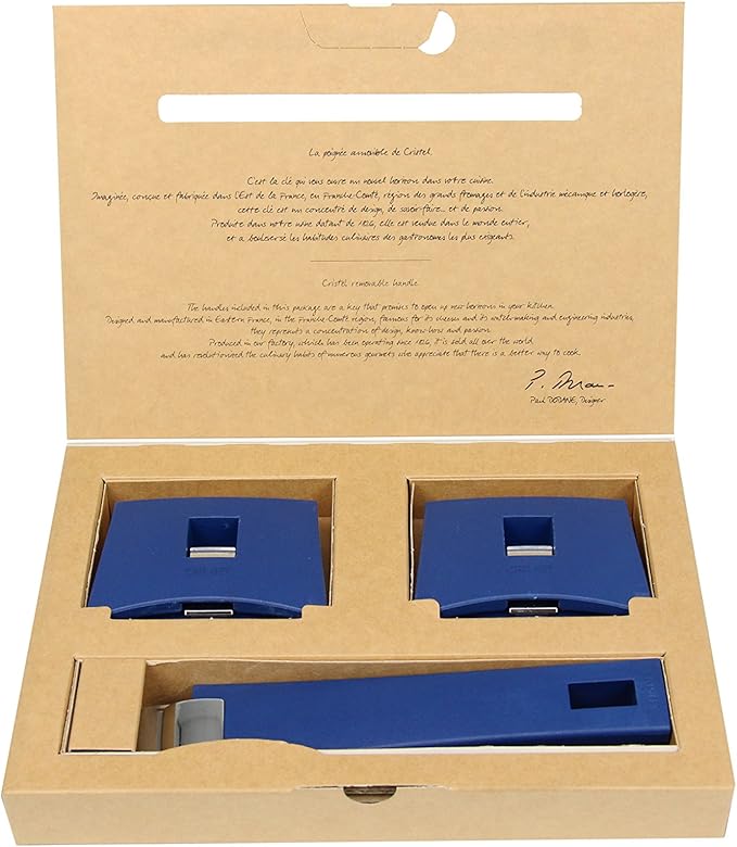 Cristel Mutine Spplmaeb Set of Handles Blue Ink