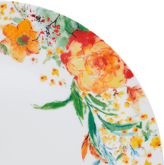 Fitz &amp Floyd Garden Delight 32 Piece Floral Dinnerware Set Service for 8 Multicolored