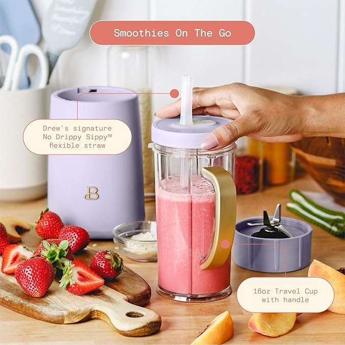 High Speed Countertop Blender featuring Multiple Speeds and Ice Crush Function Compact Smoothie Blender for Frozen Drinks – Beautiful Kitchen Collection
