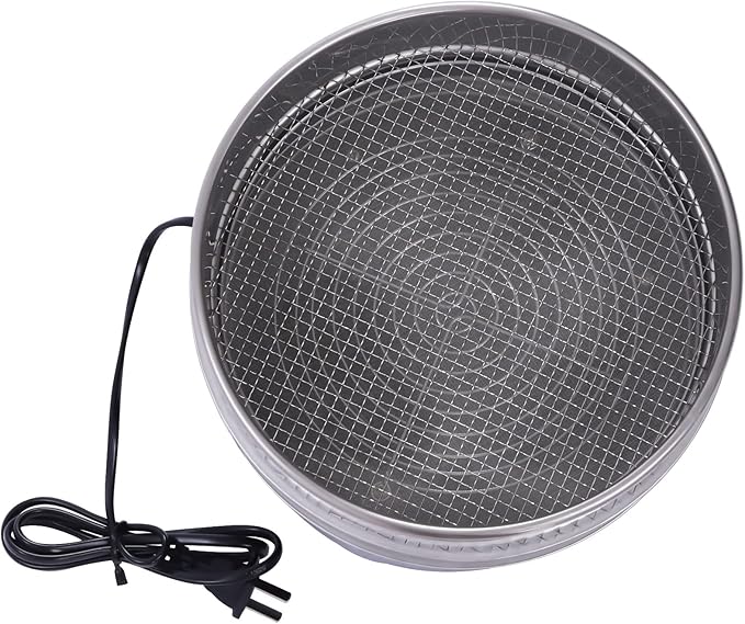 Coffee Bean Cooler Electric Coffee Bean Cooling Machine with 2-Layer Stainless Steel Mesh 1.3lbs Capacity Coffee Roasting Cooling Machine for Home Coffee Use