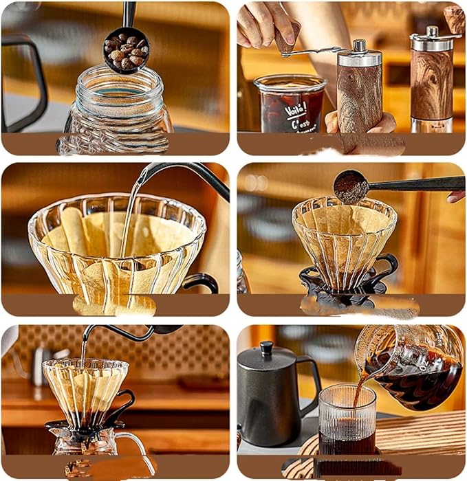 Complete set of portable coffee maker for home use American style hand brewed coffee pot set
