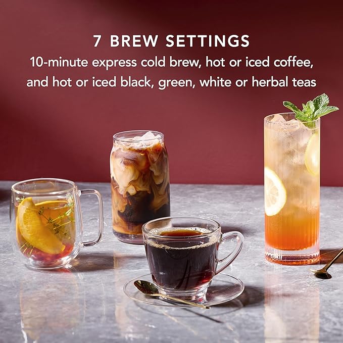 Mr. Coffee Hot &amp Cold Brew Coffee Maker &amp Tea Brewer