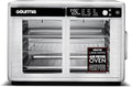 Gourmia French Door Air Fryer Oven - 37 Qt Large Capacity Convection Toaster Oven FryForce 360° Digital Display 12 Cooking Presets Dehydrate Fits 13” Pizza Dishwasher-Safe Stainless Steel