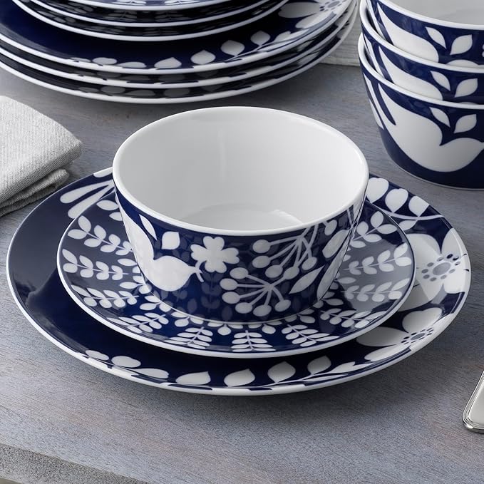 Noritake Bluefjord 12-Piece Dinneware Set Service for 4