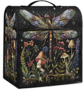 Kitchen Aid Mixer Cover Animal Dragonfly Flower Stand Mixer Cover Compatible with 6-8 Quarts Stand Mixers Dust Covers with Zipper Pocket Foldable Washable Kitchen Aid Organizer Bag
