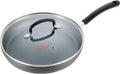 T-Fal Ultimate Hard Anodized Nonstick Fry Pan With Lid 10 Inch Oven Broiler Safe 400F Lid Safe 350F Cookware Kitchen Home Versatile Frying Pan Skillet Pots and Pans Dishwasher Safe Black