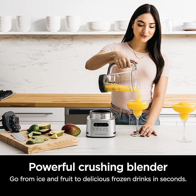 Ninja SS151 TWISTi Blender DUO High-Speed 1600 WP Smoothie Maker &amp Nutrient Extractor* 5 Functions Smoothie Spreads &amp More smartTORQUE 34-oz. Pitcher &amp (2) To-Go Cups Gray