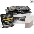 Colonial Coffee Ground Coffee Filter Portion Packs 2 Ounce (Pack of 40) 100% Arabica Breakfast Blend Medium Roast Gourmet Bulk Packets for 10-12 Cup Drip Maker