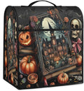 cfpolar Kitchen Aid Mixer Cover Compatible with 6-8 Quarts Halloween Skull Pumpkins Stand Mixer Cover Kitchen Aid Mixers Accessories Appliance Organizer Bag Dust Covers with Zipper Pocket