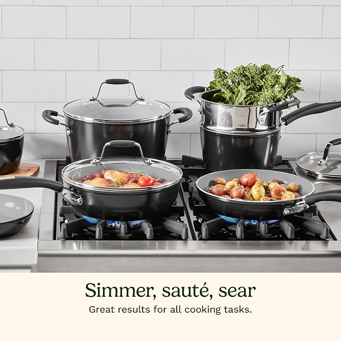 Cuisinart 11-Pc Intermix™ Ceramic Nonstick Set 59SB-11BK