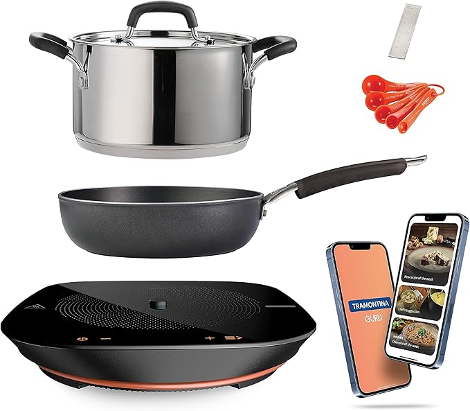 Tramontina Guru Smart Induction Cooktop Starter Set 81502/000DS