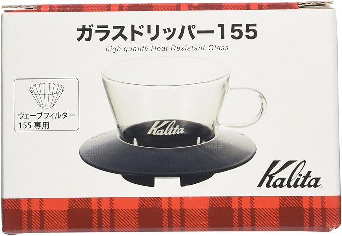 Kalita Wave Dripper 155 series glass [1-2 person] # 05045 (japan import) by Kalita (Carita)