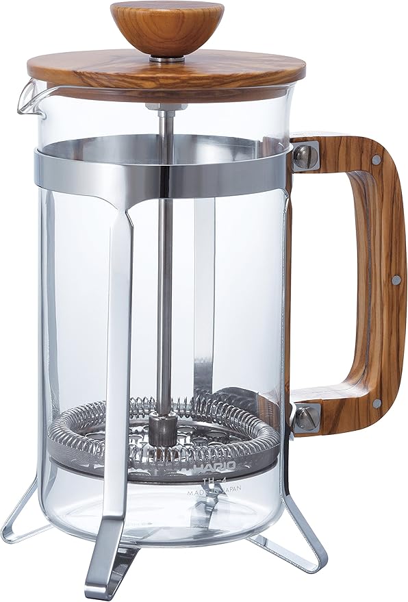 Hario Olive Wood Coffee and Tea Press 600ml