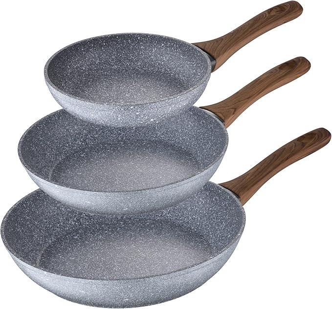 SAN IGNACIO PK2026 Set 3 Pans 22/26/28 Daimiel Forged Aluminum Induction Multicoloured