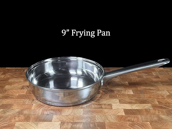 Concord Cookware 7-Piece Stainless Steel Cookware Set includes Pots and Pans