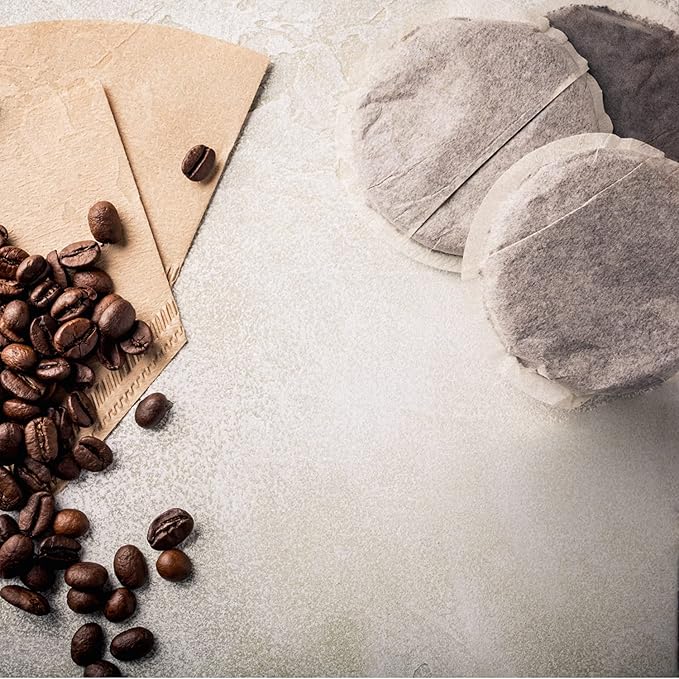 Caffe Mercanti ESE (Easy Serve Espresso) Rossa Italian Coffee Pods in Filter Paper - 44mm 150 Pods - Italiano Caffe Filter Paper - Non-GMO