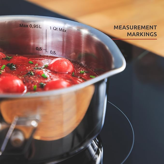 Lagostina Smart Set of Saucepans in Stainless Steel 9 Pieces)