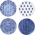 VIETRI Viva Santorini Collection Italian Dinnerware Sets (Salad Plates Set of 4)