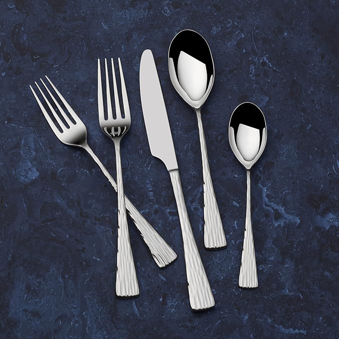 Mikasa Novaro 45-Piece 18/10 Stainless Steel Flatware Set Service For 8