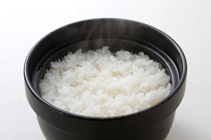 Nishinihon Pottery Rice Pot Black 43.3 fl oz (1100 ml) Arita Ware Hitsu Rice