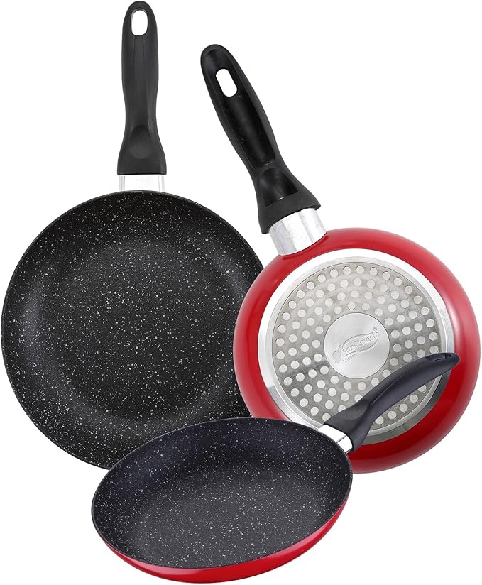 Onil 5-Piece Cookware Set + 3 Frying Pans 16/20/24 cm Aluminium San Ignacio