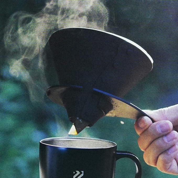V60 Flat Dripper OUTDOOR CAMP LIGHTWEIGHT EASY TO CARRY POCKET-SIZE FOR 1 TO 4 CUPS OF COFFEE