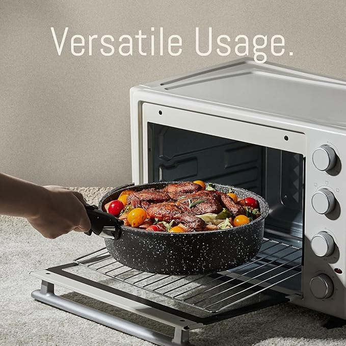 11Pcs Pots And Pans Set Non Stick Cookware Sets with Detachable Handle Nonstick RV Kitchen Cooking Set Removable Handles Oven Safe Induction Fast Stackable