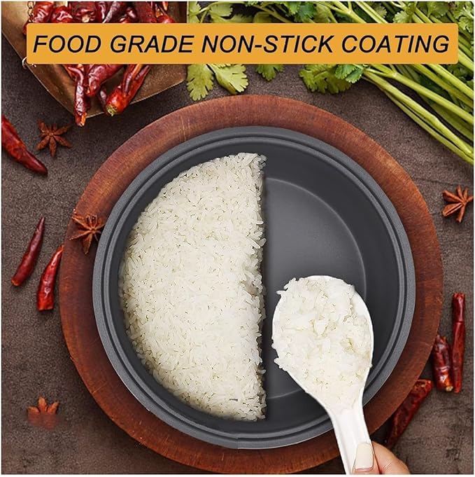 Rice Cooker 65 Cups 13.8QT Electric Food Warmer LED Display Timer 1350W Multi-function Sushi Rice Cooker for Restaurants