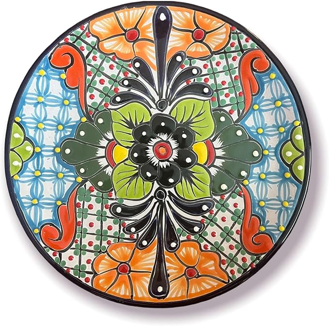 Talavera Dinnerware Set | 26-Piece Vibrant Floral Mexican Dishware