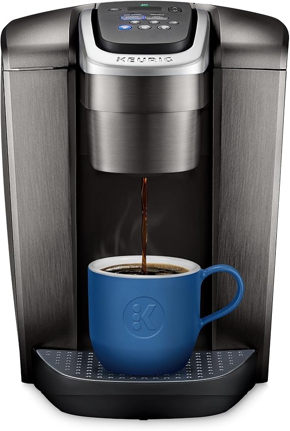 Keurig K-Elite Single-Serve K-Cup Pod Coffee Maker Brushed Slate 12 oz. Brew Size 3-Month Brewer Maintenance Kit