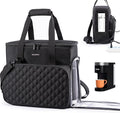 BAGSPRITE Travel Coffee Maker Carrying Case for Keurig K-Mini Plus &amp K-Slim – Portable Single Serve Coffee Machine Storage Bag with Accessories Space Coffe e Maker Travel Bag