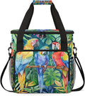Parrot Bird Travel Coffee Maker Carrying Bag Large Organizer Storage Tote Bag Insulated Reusable Cooler Grocery Bags