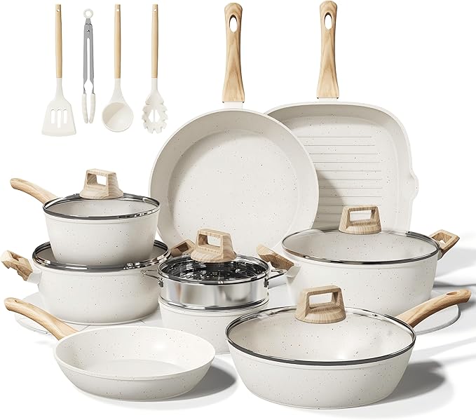 24 Pcs Cookware Set+Bazova 24 Pcs Cookware Set