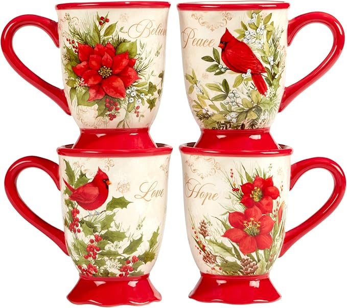 Certified International Winter's Medley 16 pc Dinnerware Set Service for 4
