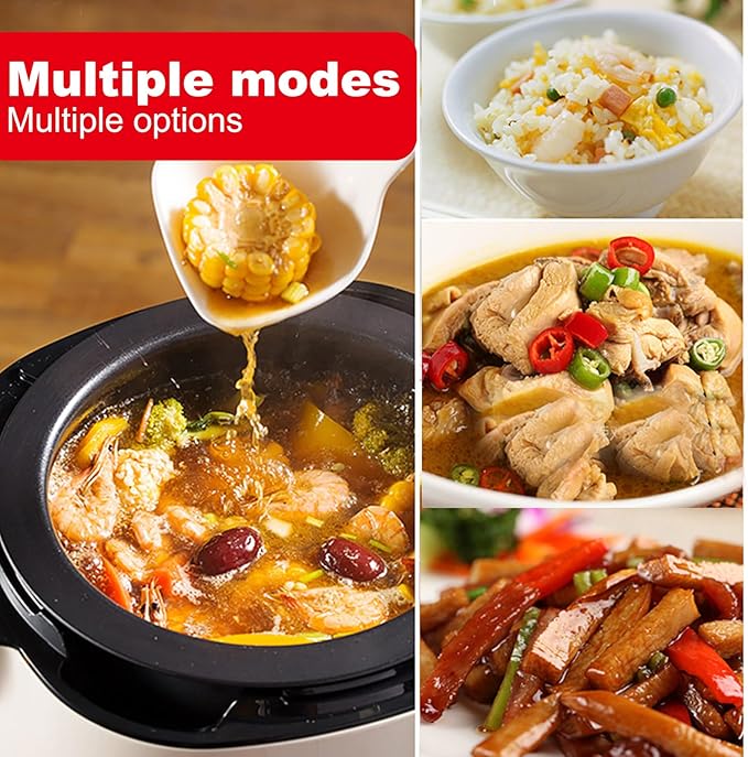 All-In-One Automatic Stir Fry Machine360° Rotating Drum Cooker - Perfect For Stir-Frying &amp Cooking | Includes 3 Cooking Utensils &amp Nonstick Coating | Kitchen Gadget For Busy Lifestyles