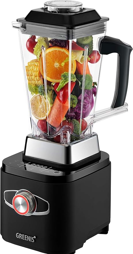 Greenis FGR 8830 Smart Power Blender - BLACK with Thermometer in Tamper