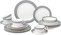 24 Piece Dinnerware Set-Bone China Service for 4 by Lorren Home Trends