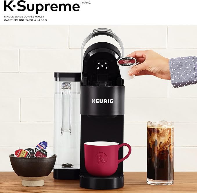 Keurig K-Supreme Coffee Maker Single Serve K-Cup Pod Coffee Brewer With MultiStream Technology 66 Oz Dual-Position Reservoir