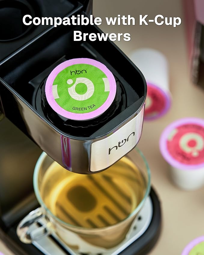 HBN Single Serve Coffee Maker for K-Cup + Tea 48-Count Sampler Variety Pack