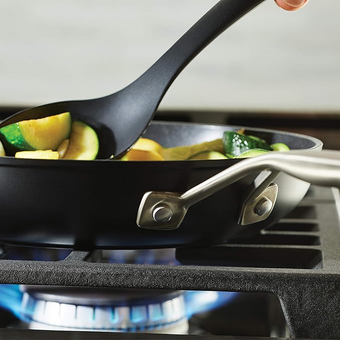 KitchenAid Hard Anodized Induction Nonstick Fry Pan/Skillet with Lid 10 Inch Matte Black
