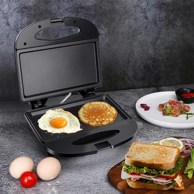 Aigostar Toaster 2 Slice Sandwich Maker Panini Press Tostadora de Pan Retro Extra-Wide Slot Toasters Best Rated Prime for Bagels Breads Waffles