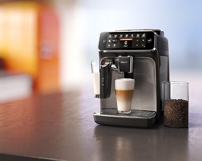PHILIPS Kitchen Appliances 4300 Fully Automatic Espresso Machine with LatteGo CR EP4347/94 one size (Renewed)